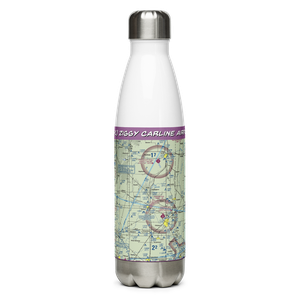 Ziggy Carline Airport (SN41) VFR Sectional Water Bottle