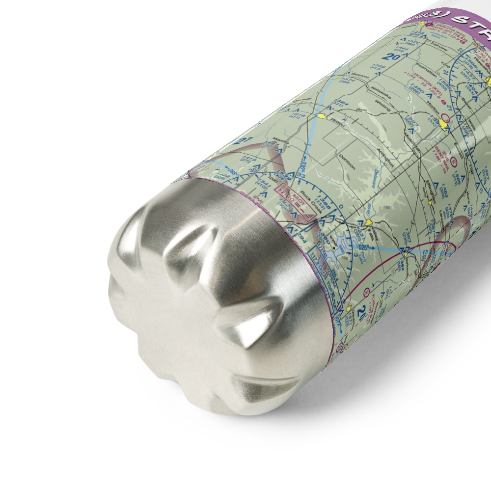 Strafuss Airport (SN43) VFR Sectional Water Bottle 