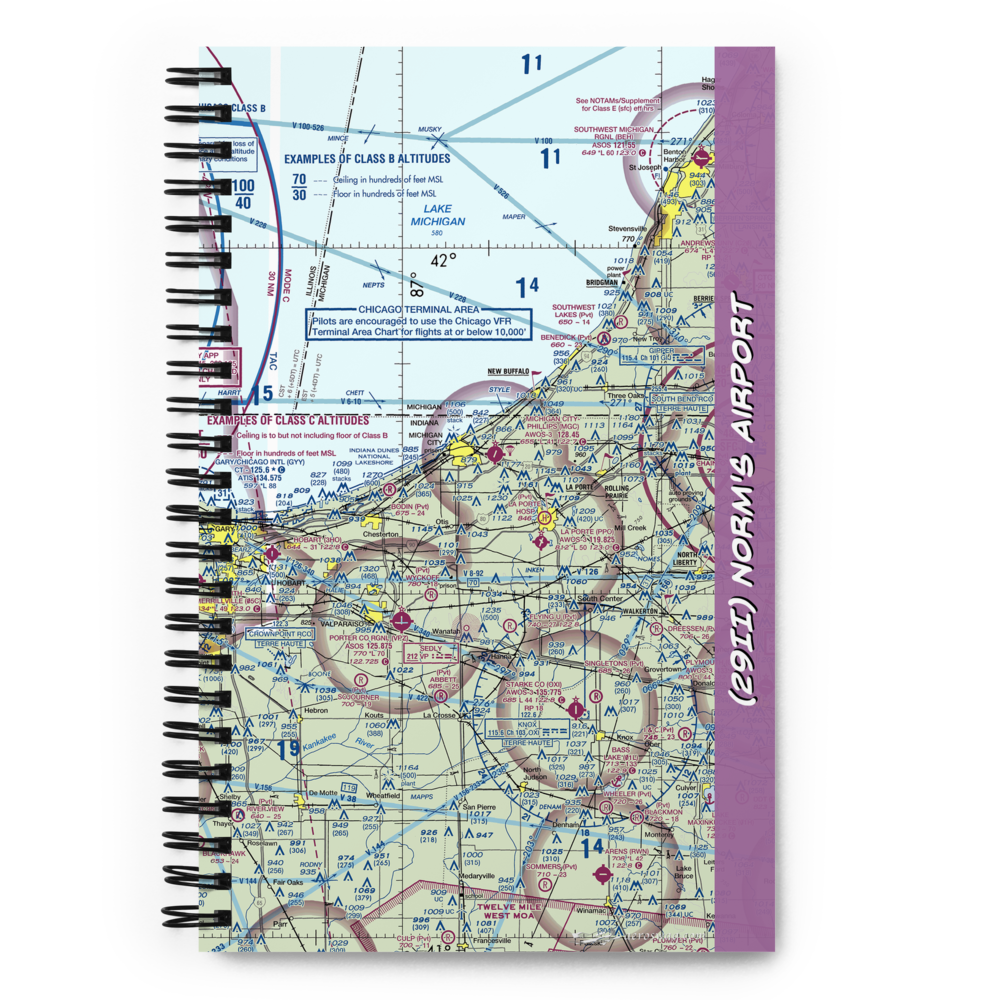 Norm's Airport (29II) VFR Sectional Notebook 