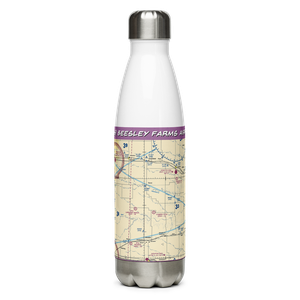Beesley Farms Airport (SN66) VFR Sectional Water Bottle
