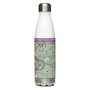 Button Airport (SN67) VFR Sectional Water Bottle