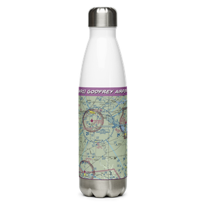 Godfrey Airport (SN91) VFR Sectional Water Bottle