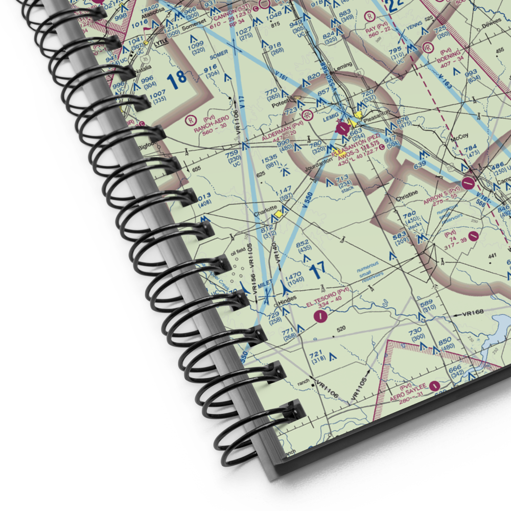 Midlake Airport (28TE) VFR Sectional Notebook 