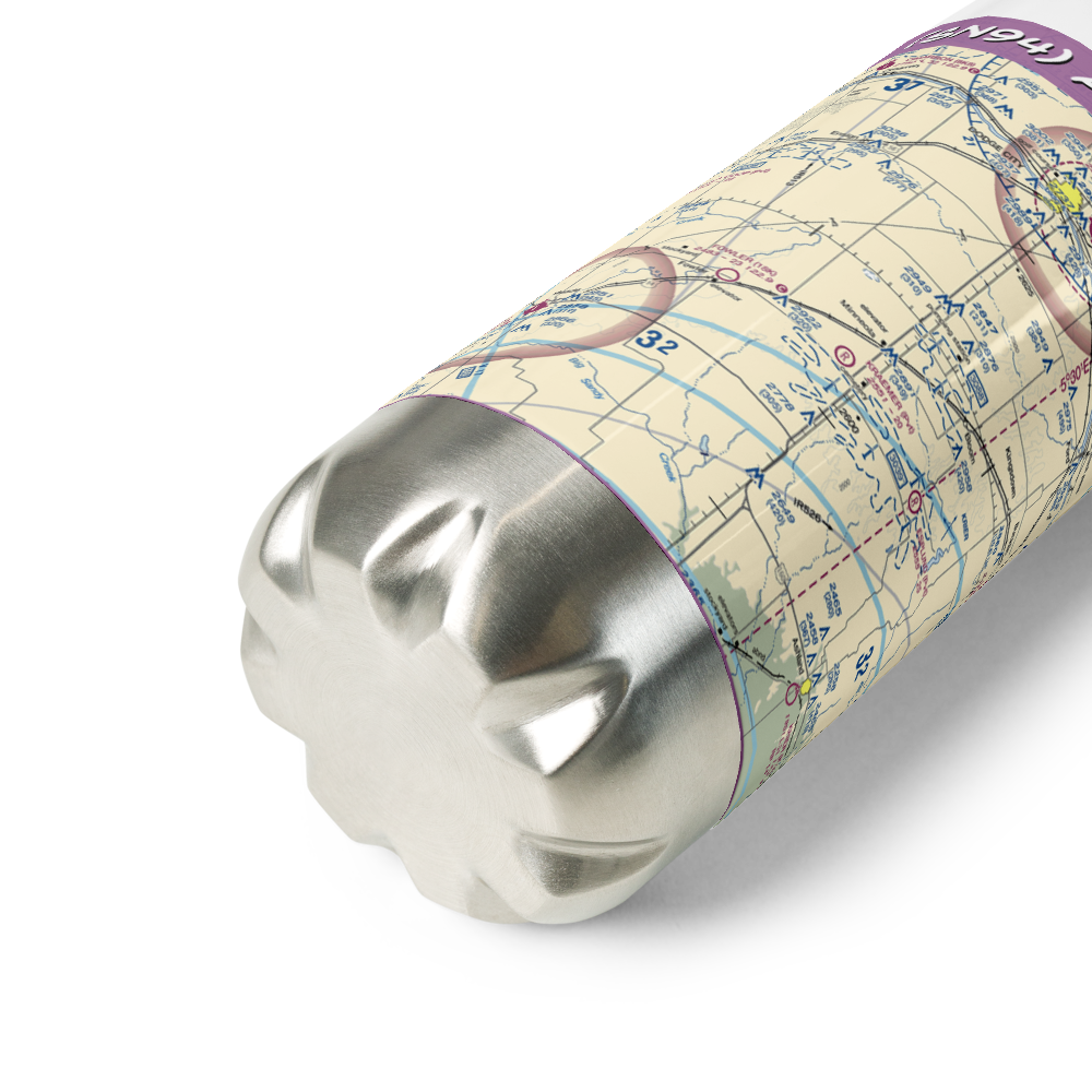 Amy Airport (SN94) VFR Sectional Water Bottle 