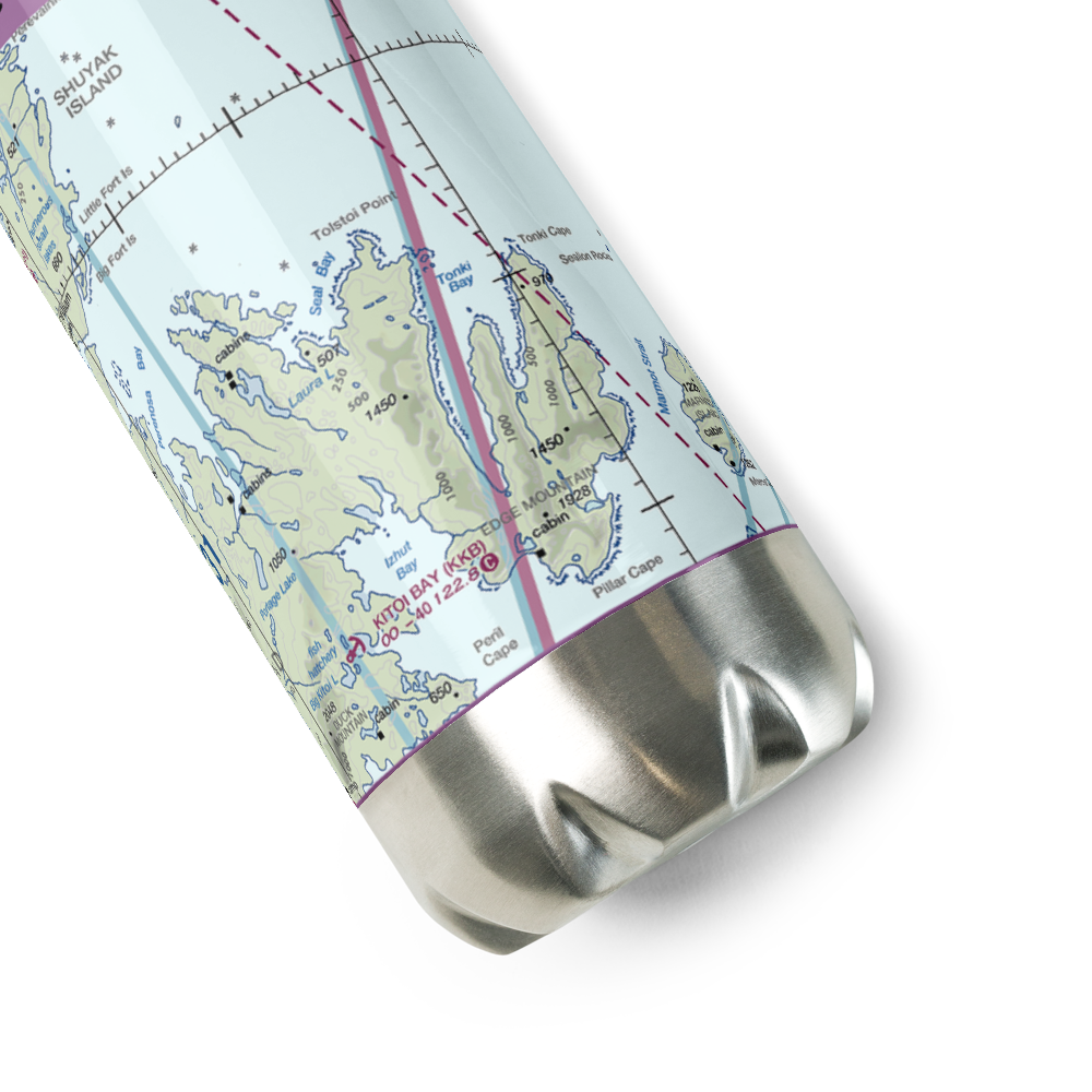 Seal Bay Seaplane Base (SYB) VFR Sectional Water Bottle 
