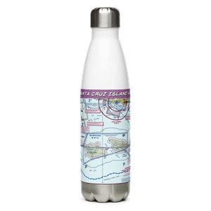 Santa Cruz Island Airport (SZN) VFR Sectional Water Bottle