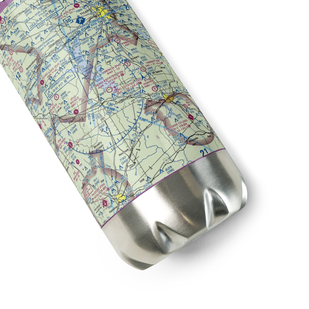 Aero Estates Airport (T25) VFR Sectional Water Bottle 