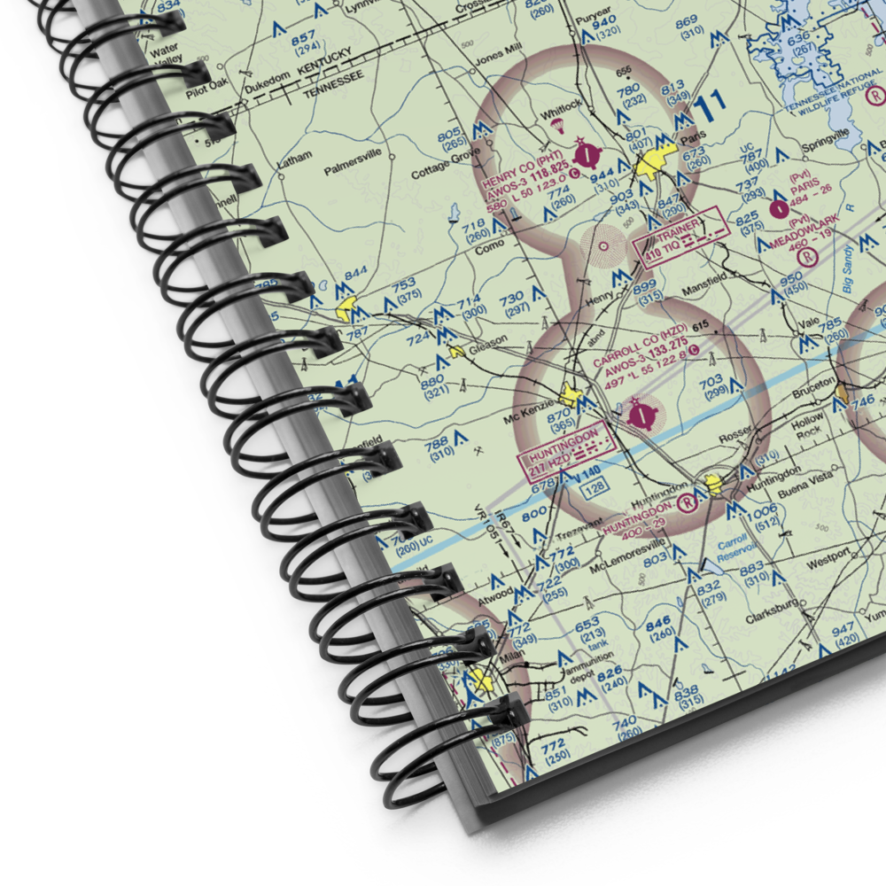 Brandon Airdrome Airport (28KY) VFR Sectional Notebook 