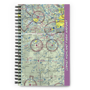 Highland Farm Airport (28KS) VFR Sectional Notebook