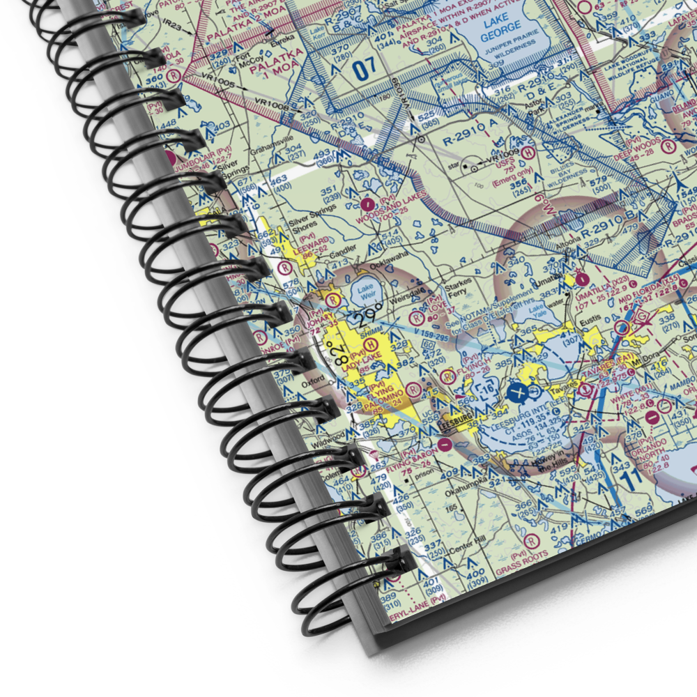 Jim Finlay Farm Airport (28FL) VFR Sectional Notebook 