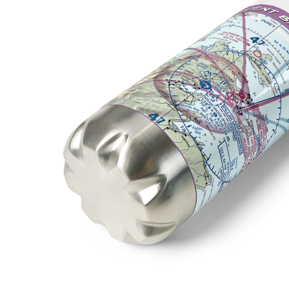 Trident Basin Seaplane Base (T44) VFR Sectional Water Bottle 