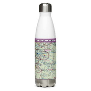 The Carter Memorial Airport (T91) VFR Sectional Water Bottle