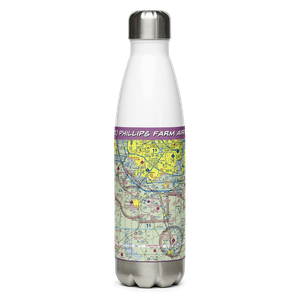 Phillips Farm Airport (TA01) VFR Sectional Water Bottle