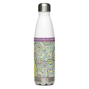 Flying M Airport (TA08) VFR Sectional Water Bottle