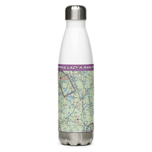 Morris Lazy K Ranch Airport (TA23) VFR Sectional Water Bottle