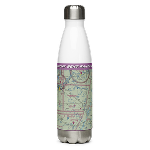 Smoky Bend Ranch Airport (TA24) VFR Sectional Water Bottle