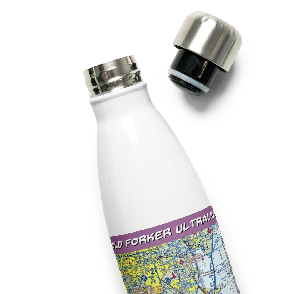 Old Forker Ultralightport (TA30) VFR Sectional Water Bottle 