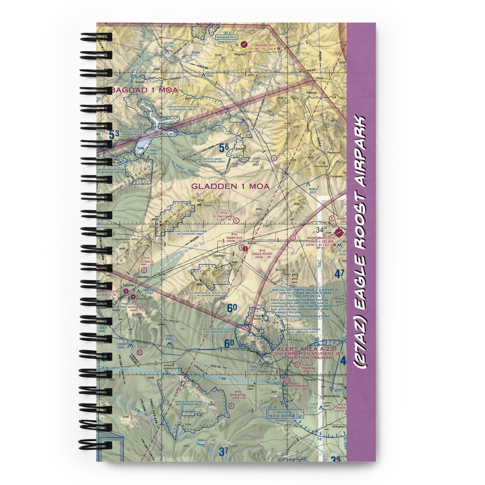 Eagle Roost Airpark (27AZ) VFR Sectional Notebook 