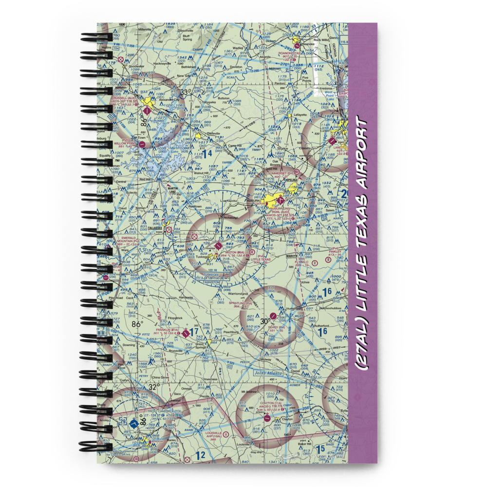 Little Texas Airport (27AL) VFR Sectional Notebook 