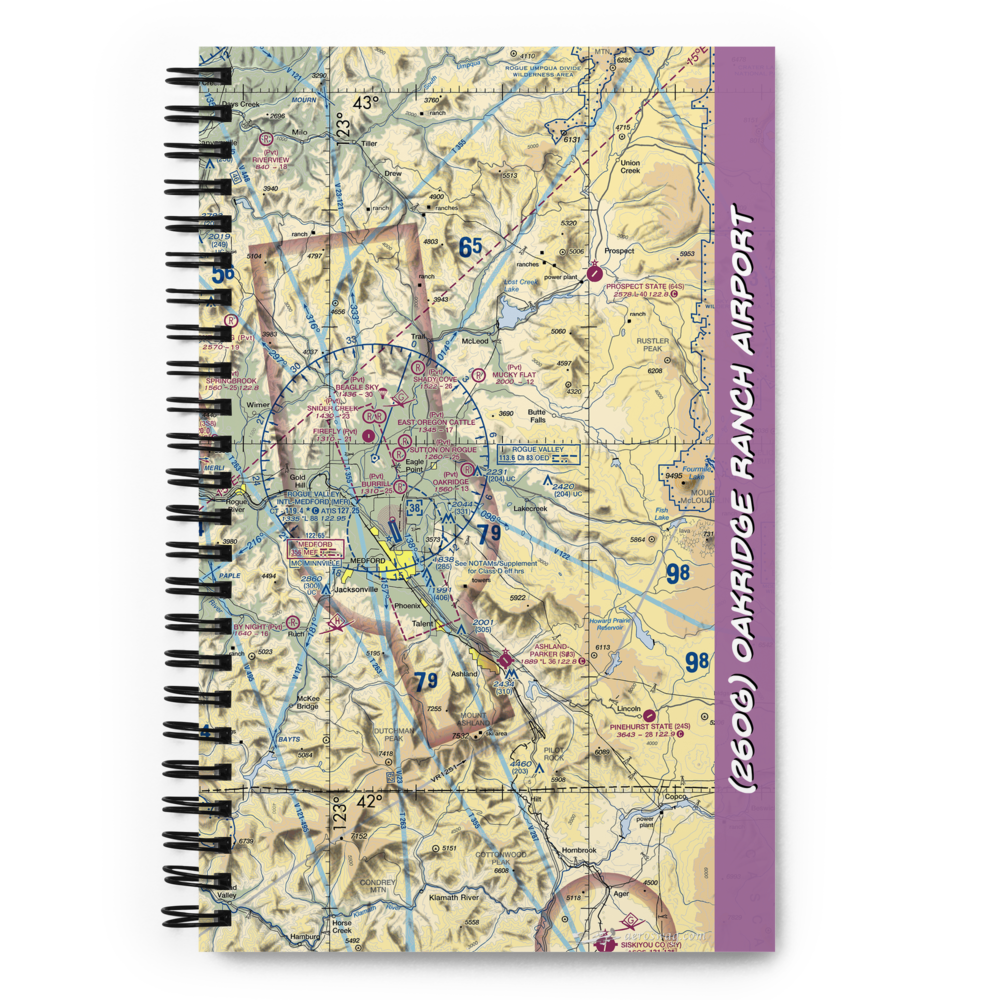 Oakridge Ranch Airport (26OG) VFR Sectional Notebook 