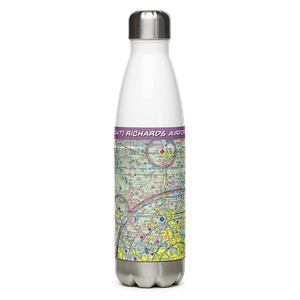 Richards Airport (TA47) VFR Sectional Water Bottle