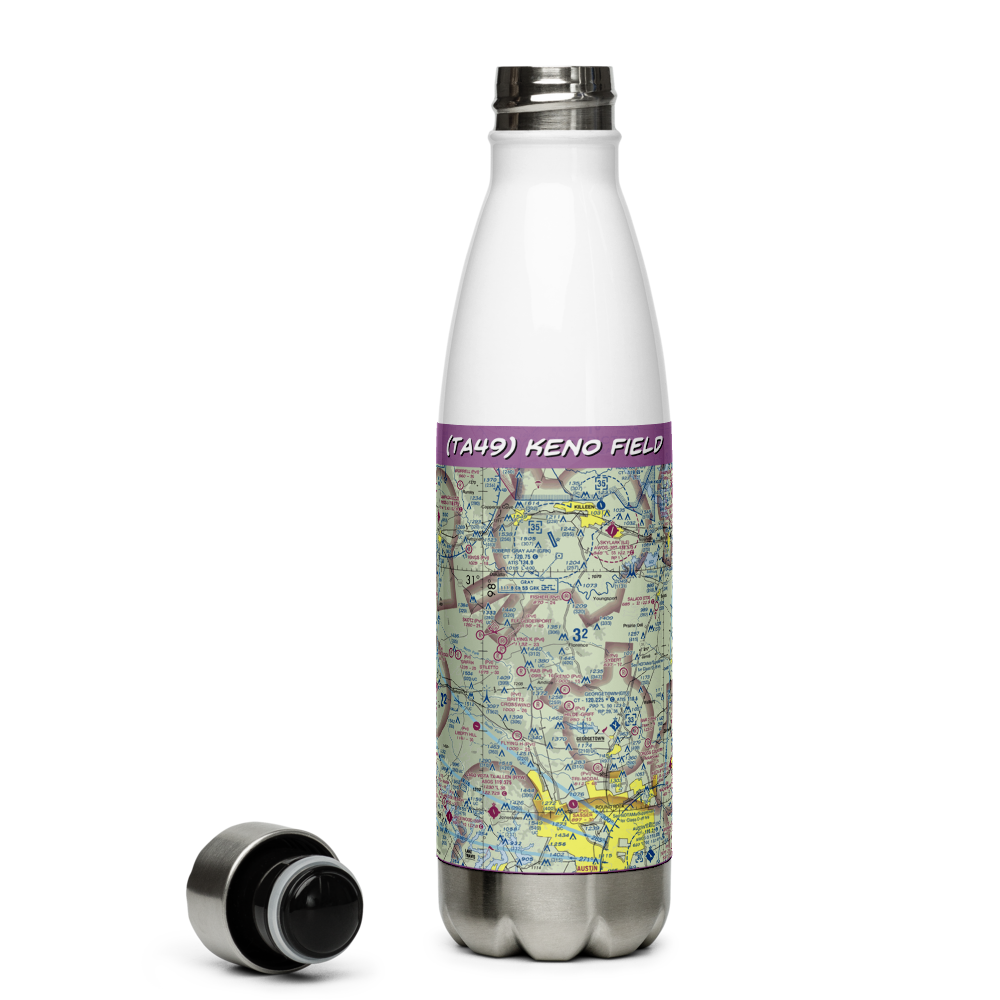 Keno Field (TA49) VFR Sectional Water Bottle 