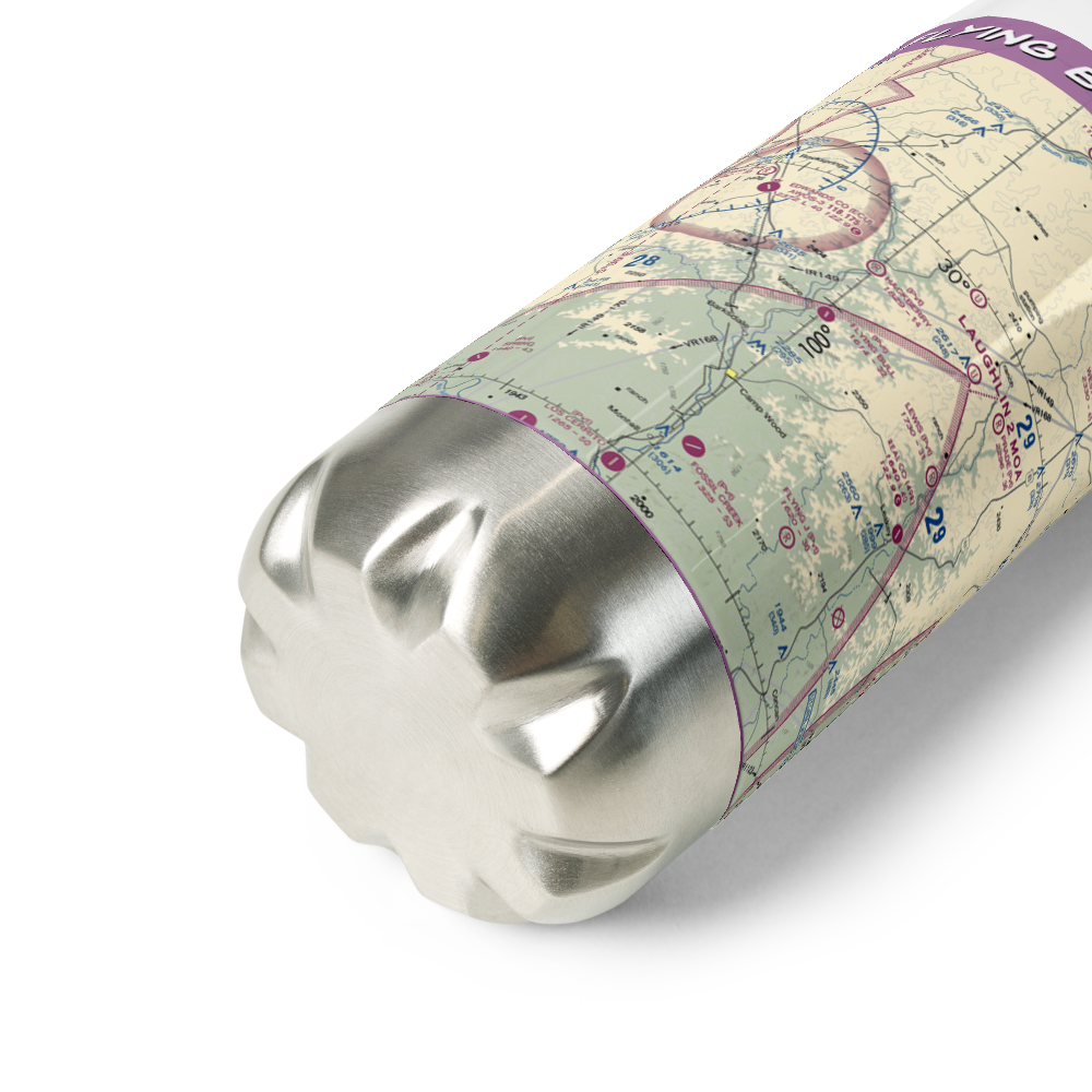 Flying Bull Ranch Airport (TA52) VFR Sectional Water Bottle 