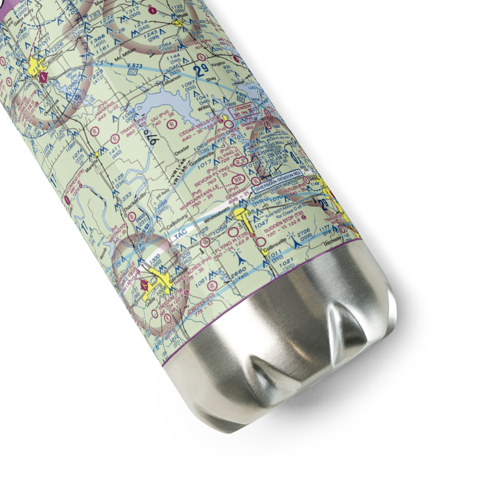 U U Ranch Airport (TA80) VFR Sectional Water Bottle 