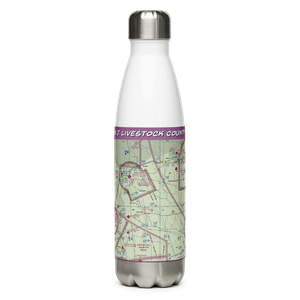 R & J Livestock County Airport (TA82) VFR Sectional Water Bottle