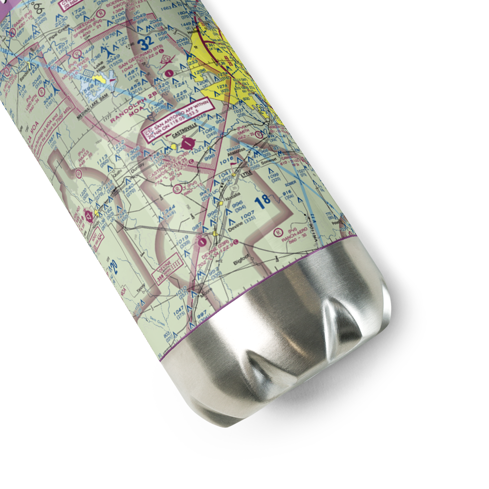 Weiblen Airport (TE13) VFR Sectional Water Bottle 