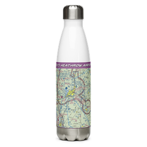 Heathrow Airport (TE17) VFR Sectional Water Bottle