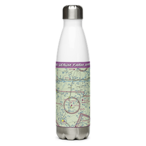 Gerum Farm Airport (TE36) VFR Sectional Water Bottle