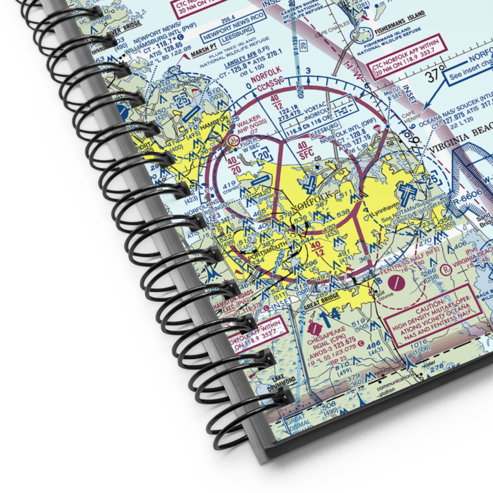 Cherrystone Airport (24VA) VFR Sectional Notebook 