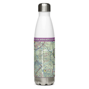 Flyin Armadillo Airport (TE55) VFR Sectional Water Bottle