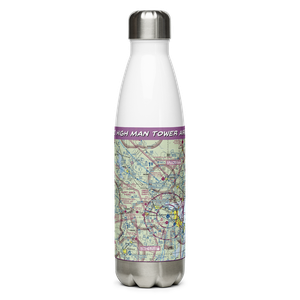 High Man Tower Airstrip (TE62) VFR Sectional Water Bottle