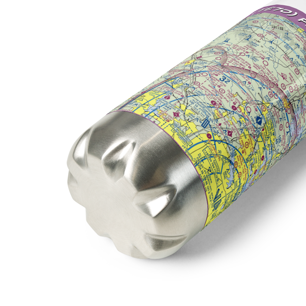 Palmer Field (TE70) VFR Sectional Water Bottle 