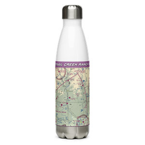Fossil Creek Ranch Airport (TE78) VFR Sectional Water Bottle