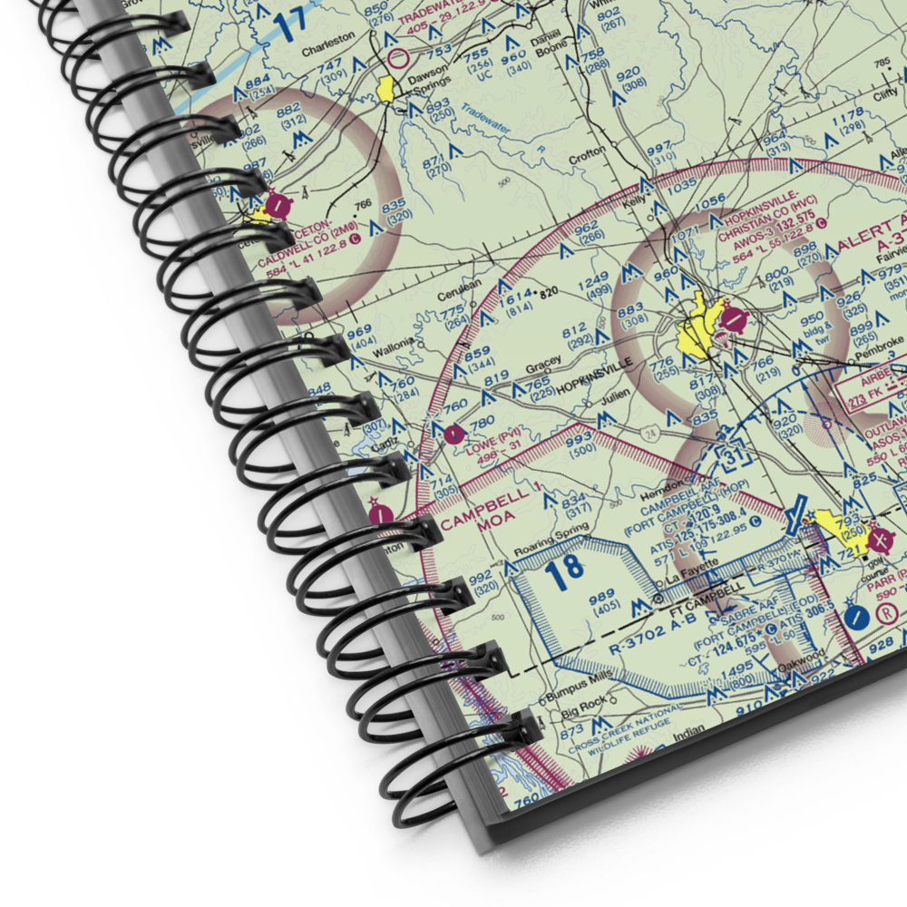 Williams Farm Airport (24KY) VFR Sectional Notebook 