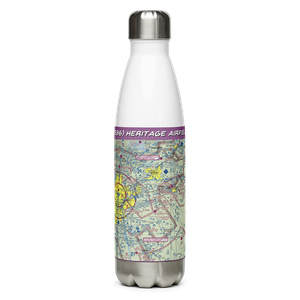 Heritage Airfield (TE86) VFR Sectional Water Bottle