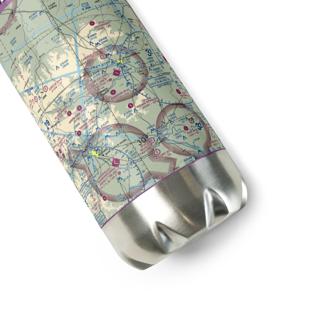 Cameron Ranch Airport (TE97) VFR Sectional Water Bottle 
