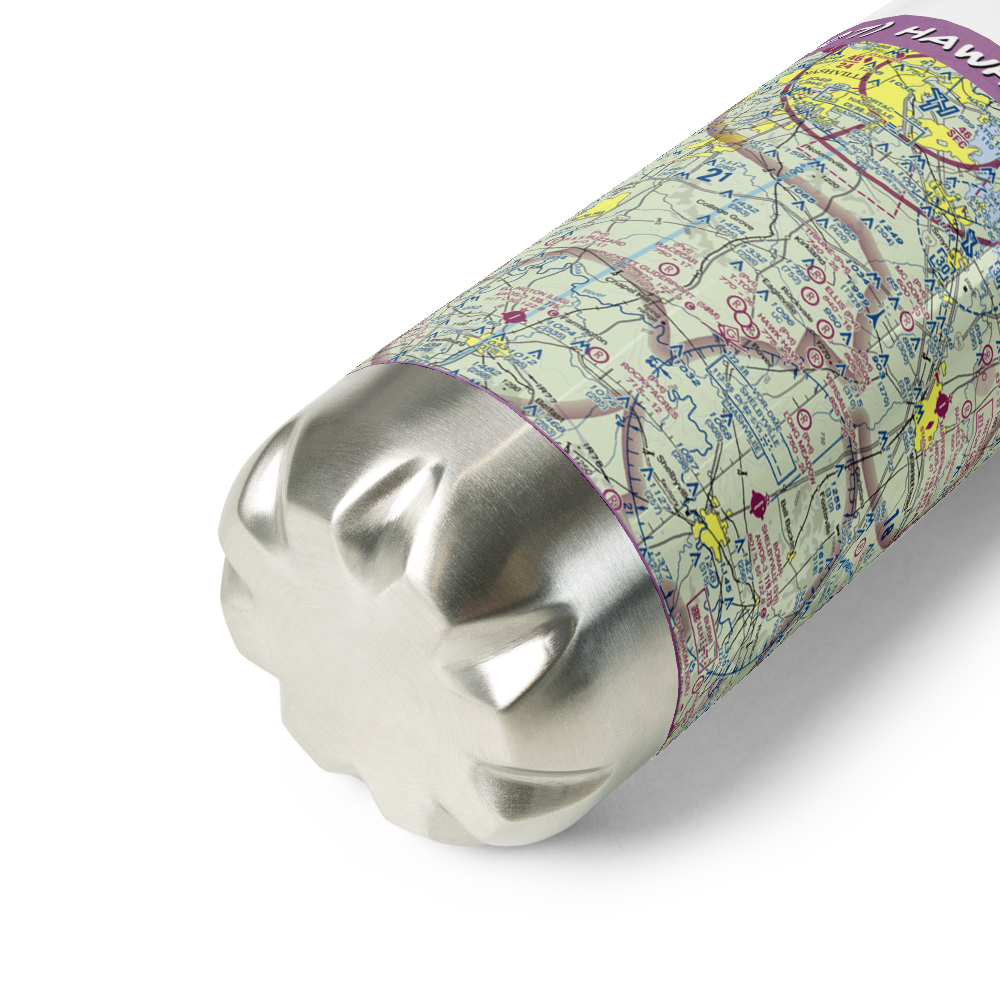 Hawk Haven Airfield (TN07) VFR Sectional Water Bottle 