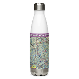Lake View Airport (TN10) VFR Sectional Water Bottle