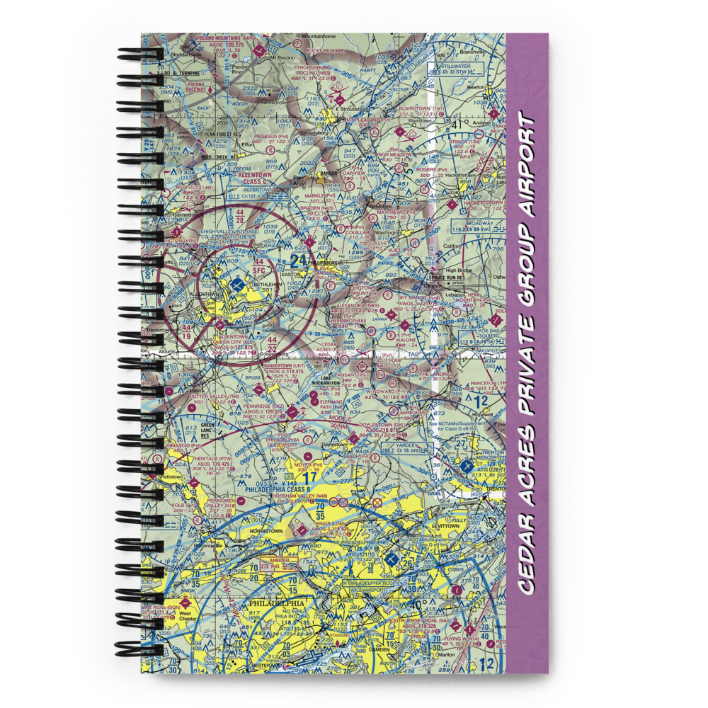 Cedar Acres Private Group Airport (23PA) VFR Sectional Notebook 
