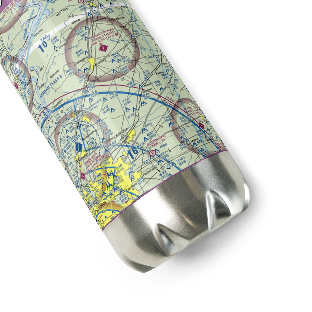 Parsons Field (TN58) VFR Sectional Water Bottle 