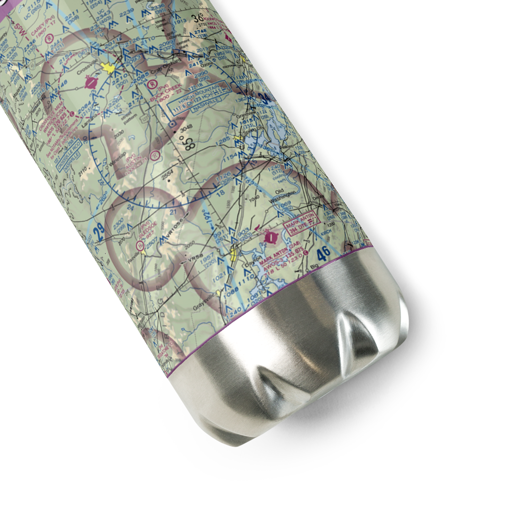 Austin Field (TN66) VFR Sectional Water Bottle 