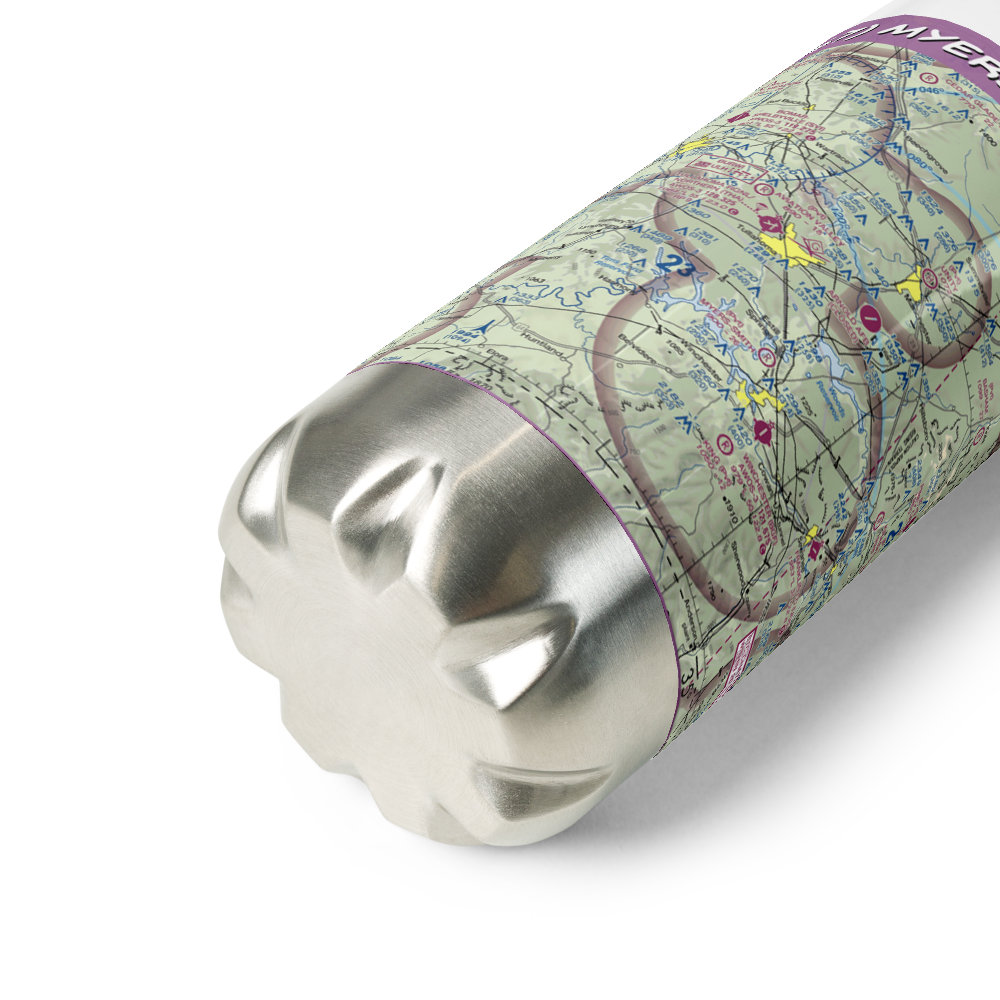 Myers-Smith Airport (TN67) VFR Sectional Water Bottle 