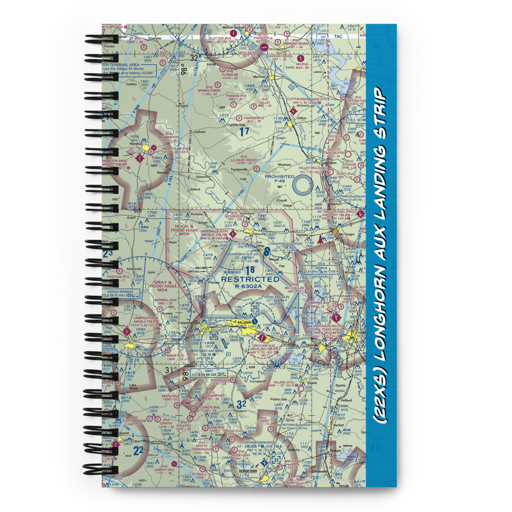 Longhorn Aux Landing Strip (22XS) VFR Sectional Notebook 