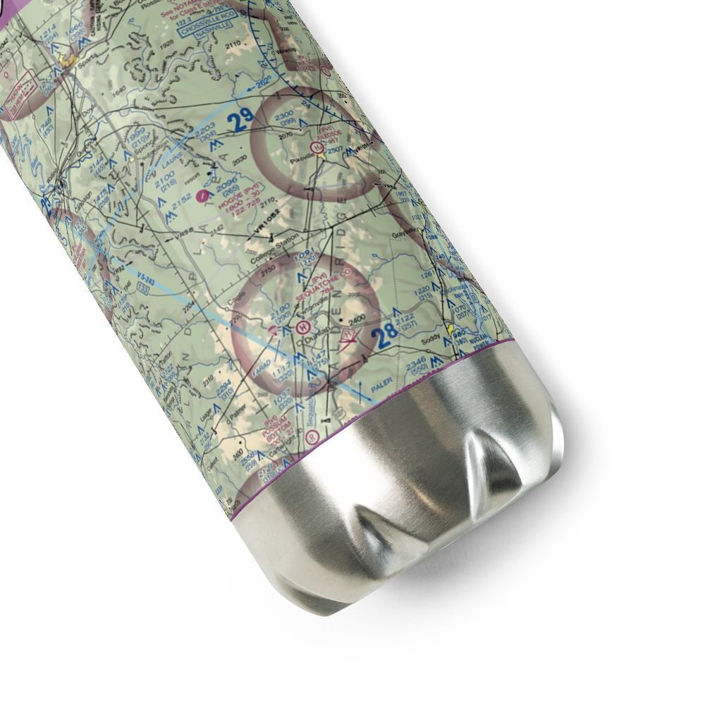 Hogue Airport (TN85) VFR Sectional Water Bottle 
