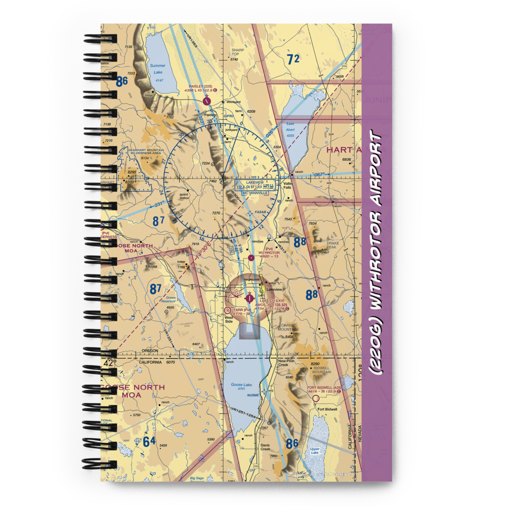 Withrotor Airport (22OG) VFR Sectional Notebook 