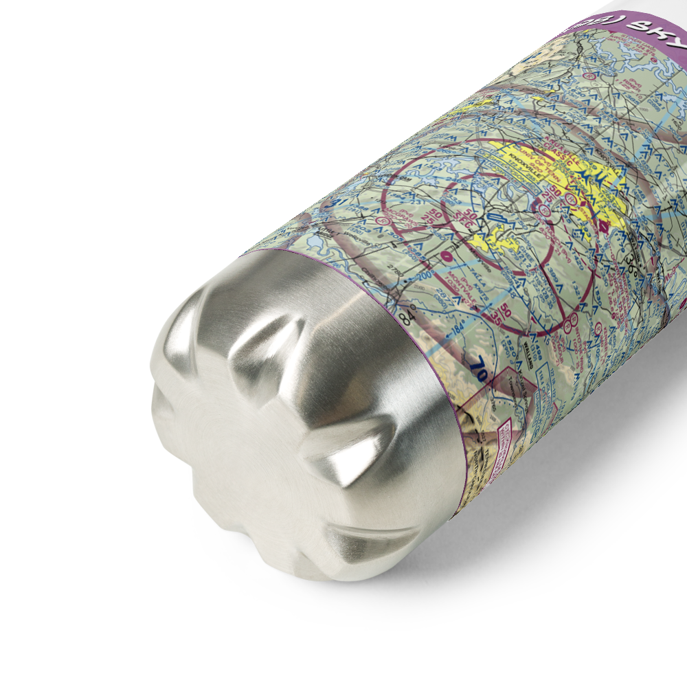 Sky Ranch Airport (TN98) VFR Sectional Water Bottle 